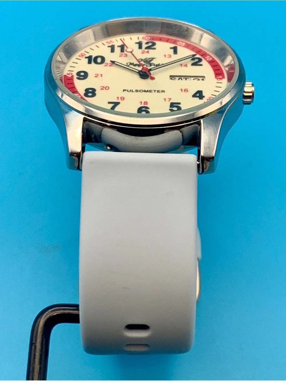 MF MAGIC FIELD PULSOMETER Men’s Women’s Nurse Doctor Field Watch Works New Batt